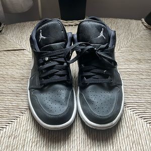 Black Nike Low Top Jordans